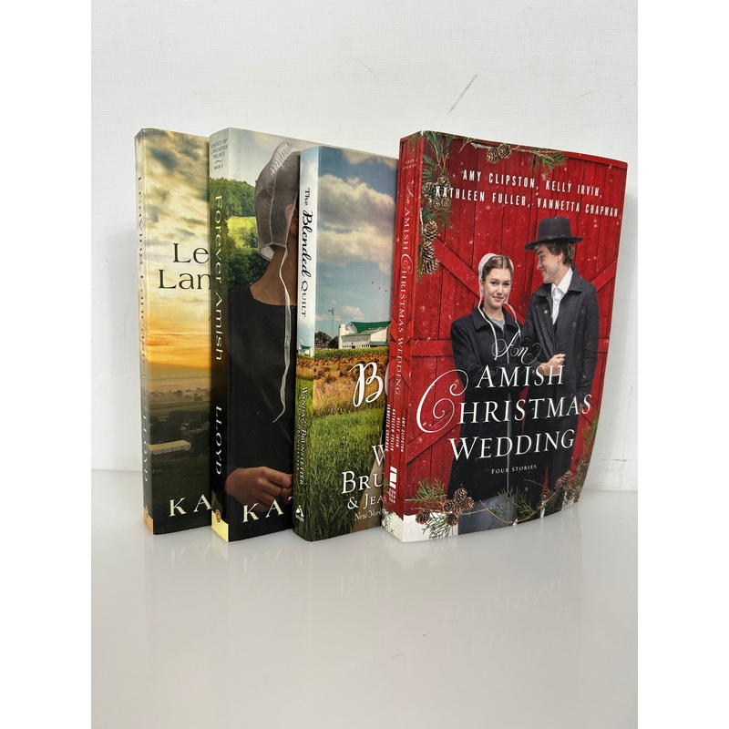 Lot of 4 Inspirational Amish Romance Trade PB