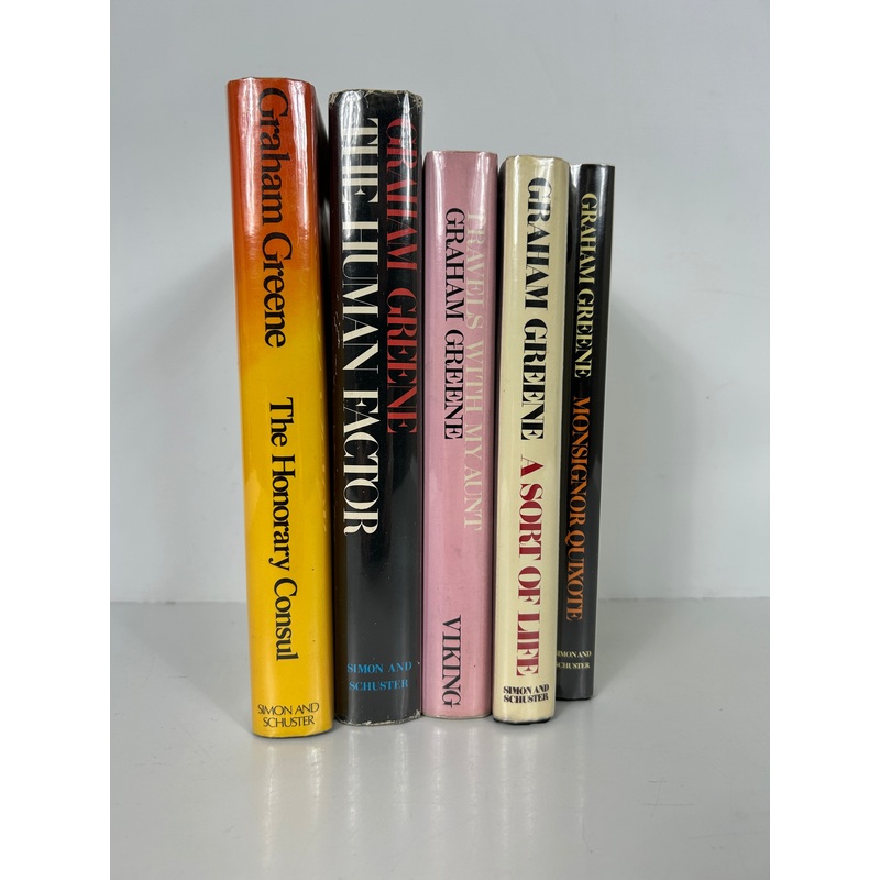 Lot of 5 Graham Greene Collector’s First Edition Hardcovers