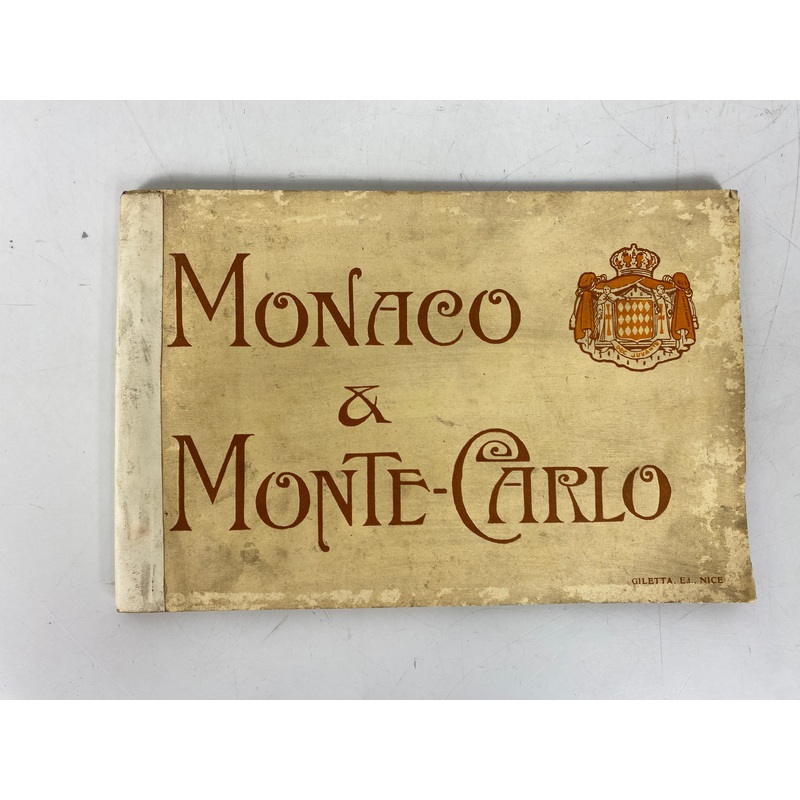 Monaco and Monte-Carlo Postcard Book Giletta