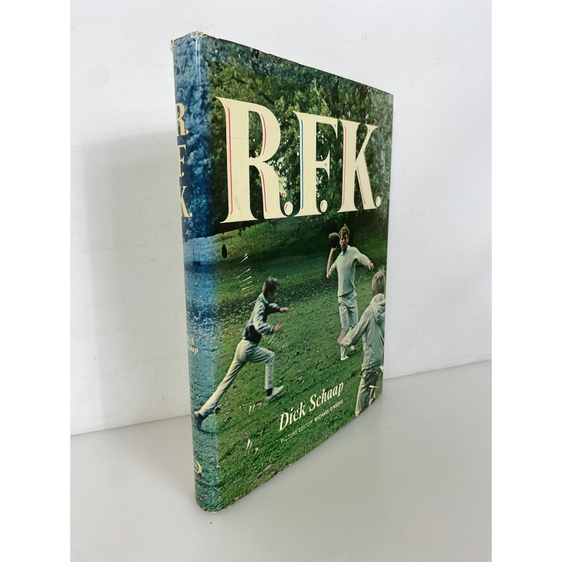 R.F.K. by Dick Schaap 1967 First Printing HC DJ