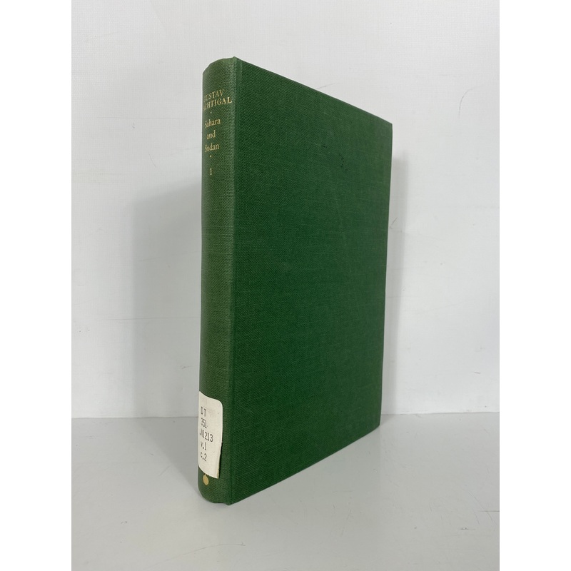 Sahara and Sudan Volume 1 by G. Nachtigal 1974 Ex-Library HC w/Maps