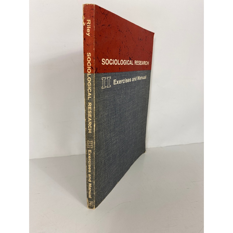 Sociological Research II Exercises & Manual Riley 1963 SC Workbook