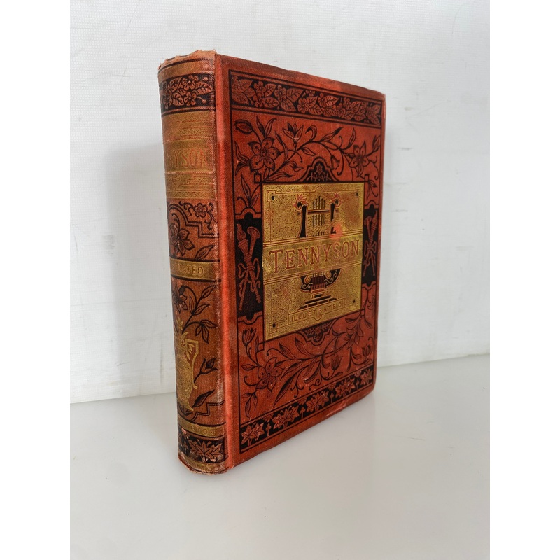The Complete Works of Alfred Tennyson Illustrated 1883 Antique HC