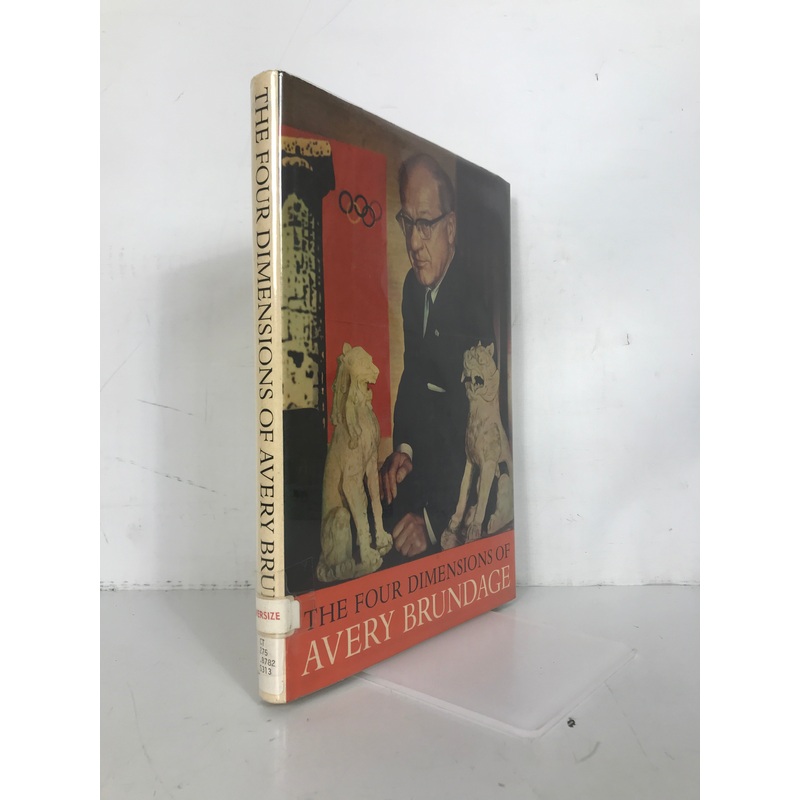 The Four Dimensions of Avery Brundage 1968 HCDJ Ex-Library