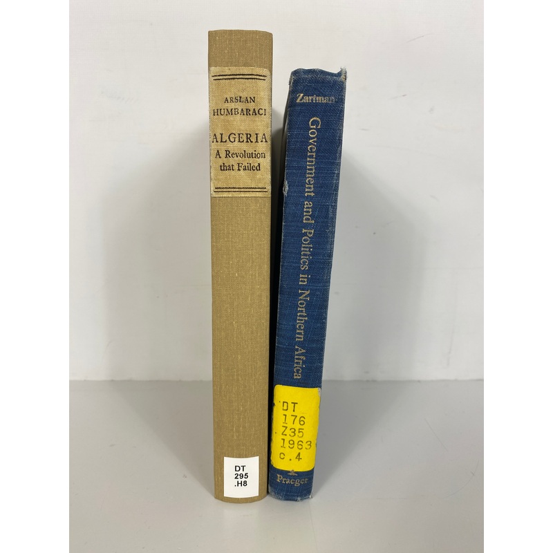 2 Vol: Algeria A Revolution that Failed/Gov’t & Politics in Northern Africa Ex-Library