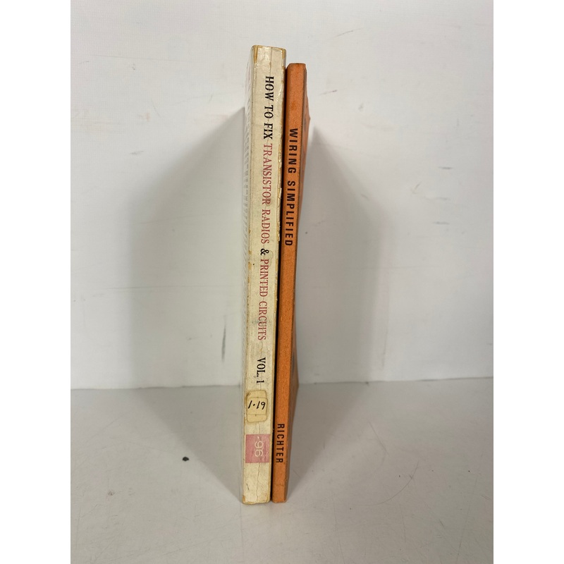 2 Vols: How to Fix Transistor Radios/Printed Circuits/Wiring 1961-68 SC