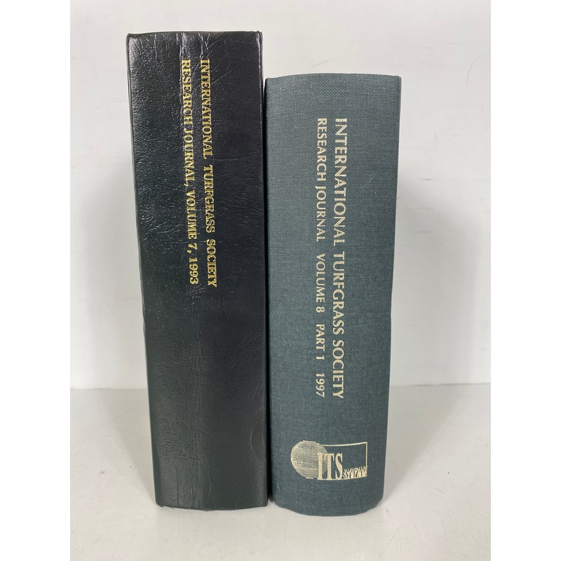 2 Vols: International Turfgrass Society Research Journal 1993/1997 HC