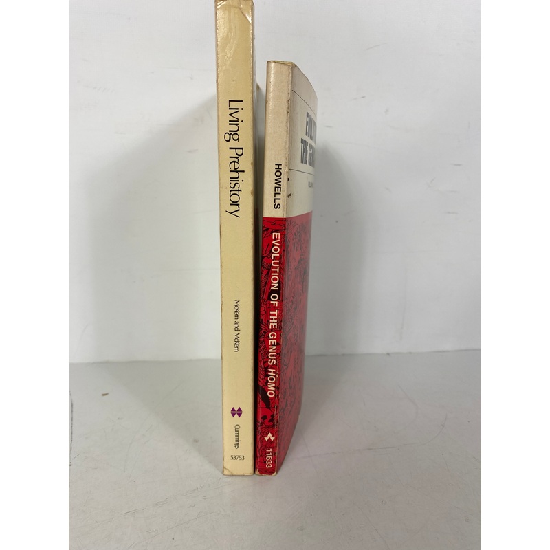 2 Vols: Living Prehistory (McKern)/Evolution of the Genus Homo (Howells) SC