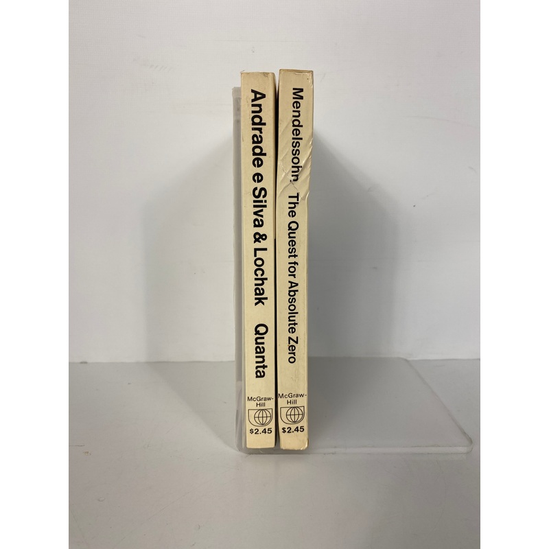 2 Vols: The Quest for Absolute Zero/Quanta 1966-69 World University Library