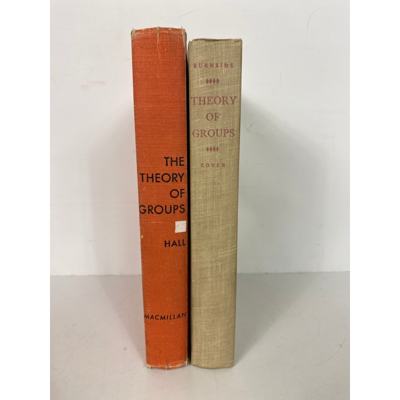 2 Vols: The Theory of Groups/Theory of Groups of Finite Order 1955-61 HC