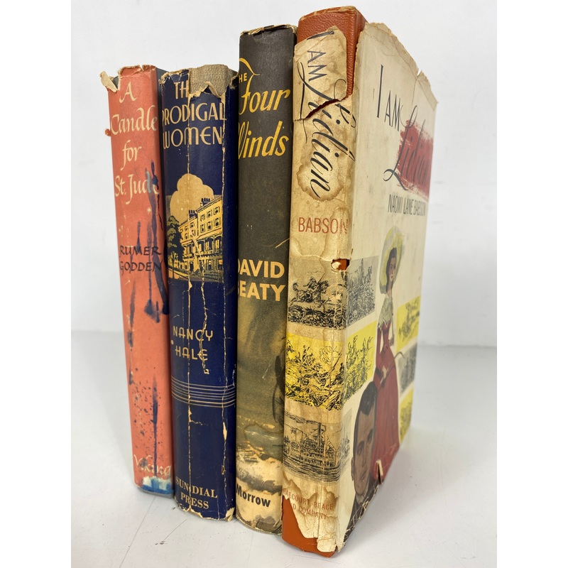 4 Vintage Fiction incl A Candle for St. Jude/The Prodigal Women HC DJ BCE