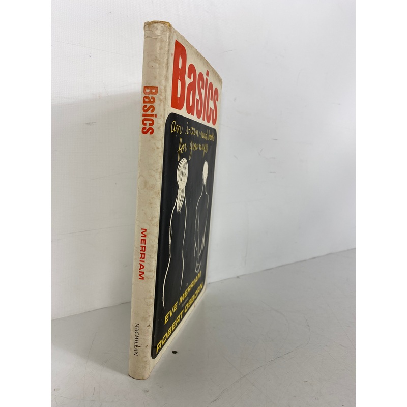 Basics An I Can Read Book for Grownups Eve Merriam 1962 1st Print HCDJ
