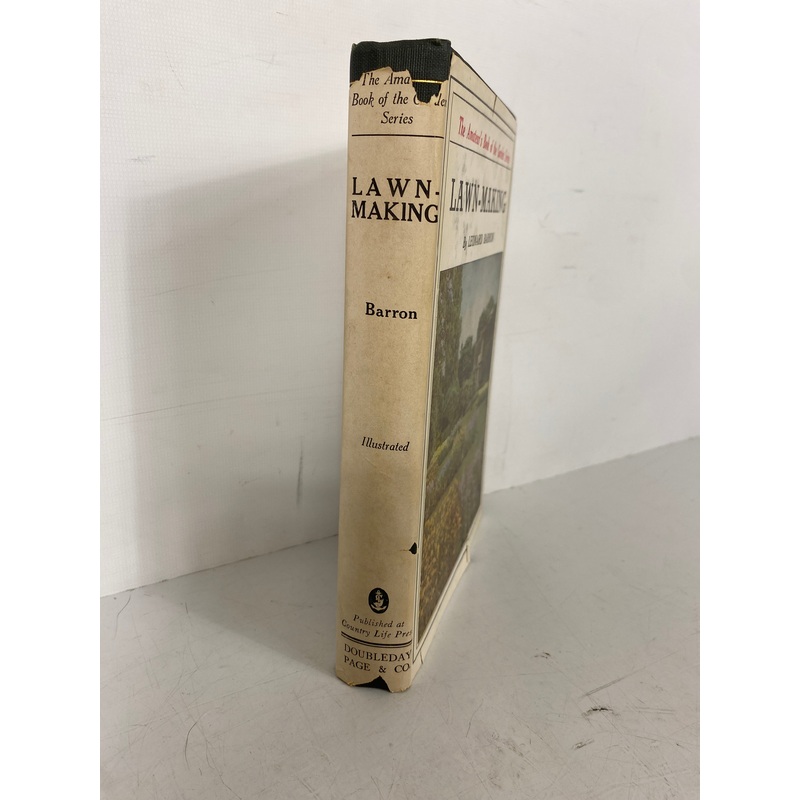 Lawn-Making by Leonard Barron 1923 Antique HC DJ