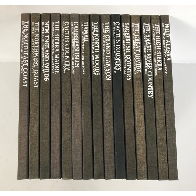 Lot of 15 The American Wilderness Time Life Books 1975-1976 HC