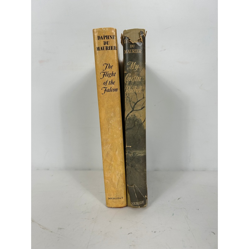 Lot of 2 Daphne Du Maurier: The Flight of the Falcon/My Cousin Rachel Vin BCE/HC