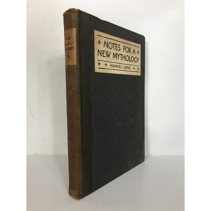 Notes For a New Mythology Haniel Long 1926 Signed/Numbered Edition