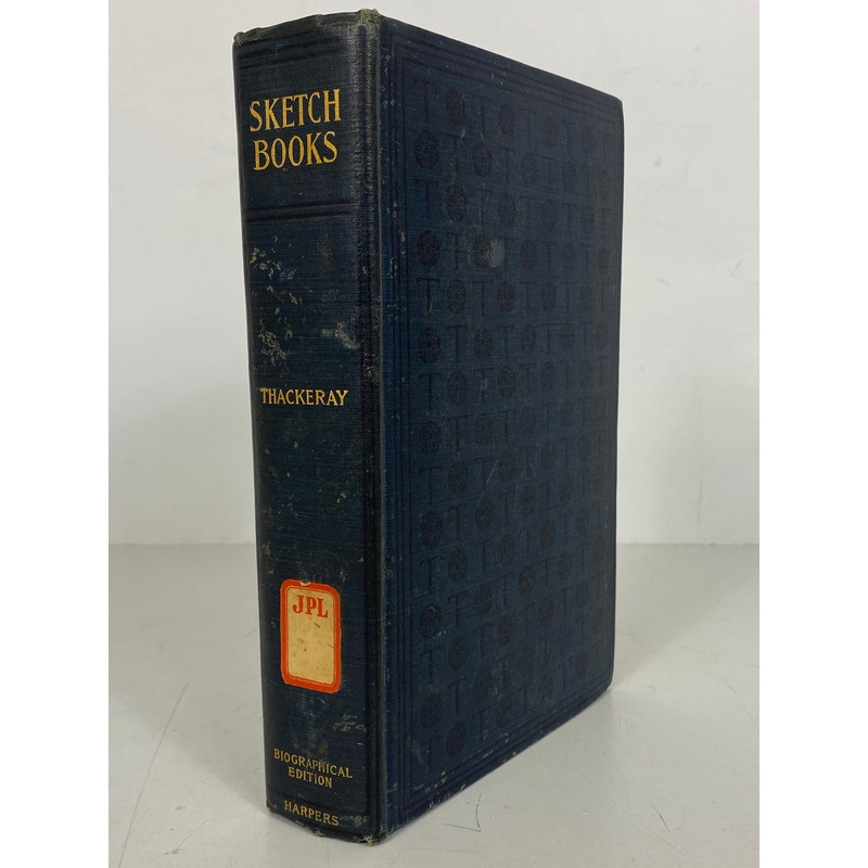 Sketch Books William Makepeace Thackeray 1900 Antique HC