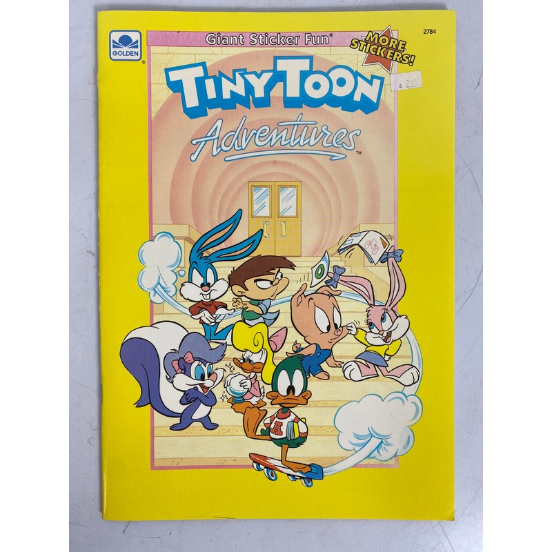 Tiny Toon Adventures Giant Sticker Fun Golden 1990