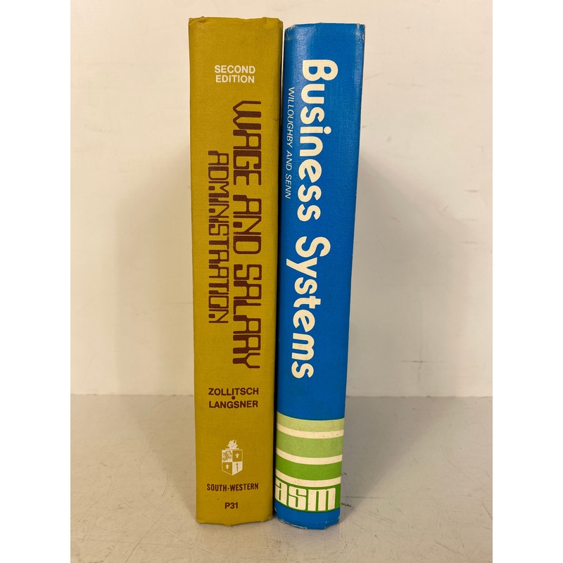 2 Vintage Texts: Wage & Salary Administration/Business Systems 1970-75 HC