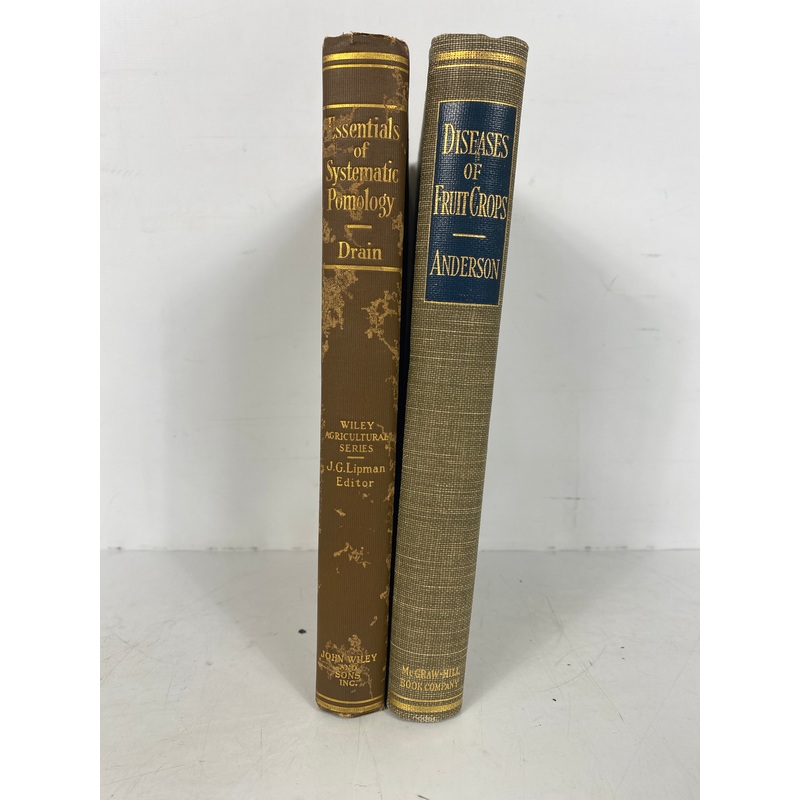 2 Vols: Essentials of Systematic Pomology/Diseases of Fruit Crops 1925-56 HC