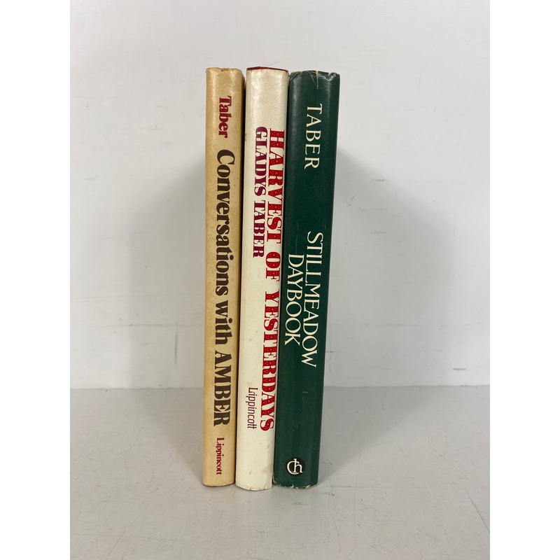 3 Gladys Taber: Conversations w Amber/Harvest of Yesterdays/Stillmeadow Daybook