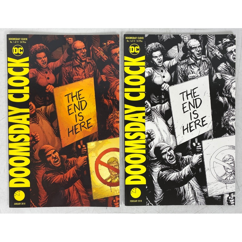 Doomsday Clock #1-12 Complete with Variant Covers for #1 and #12