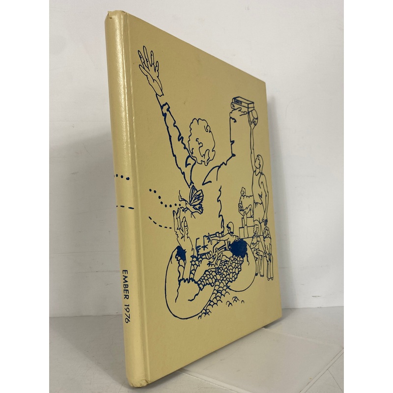 Ember 1976 Grand Rapids Christian High School Yearbook Michigan HC