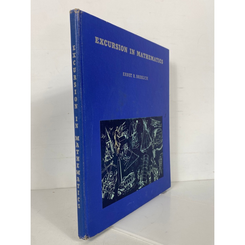 Excursion in Mathematics by Breslich 1938 HC with 3-D Glasses