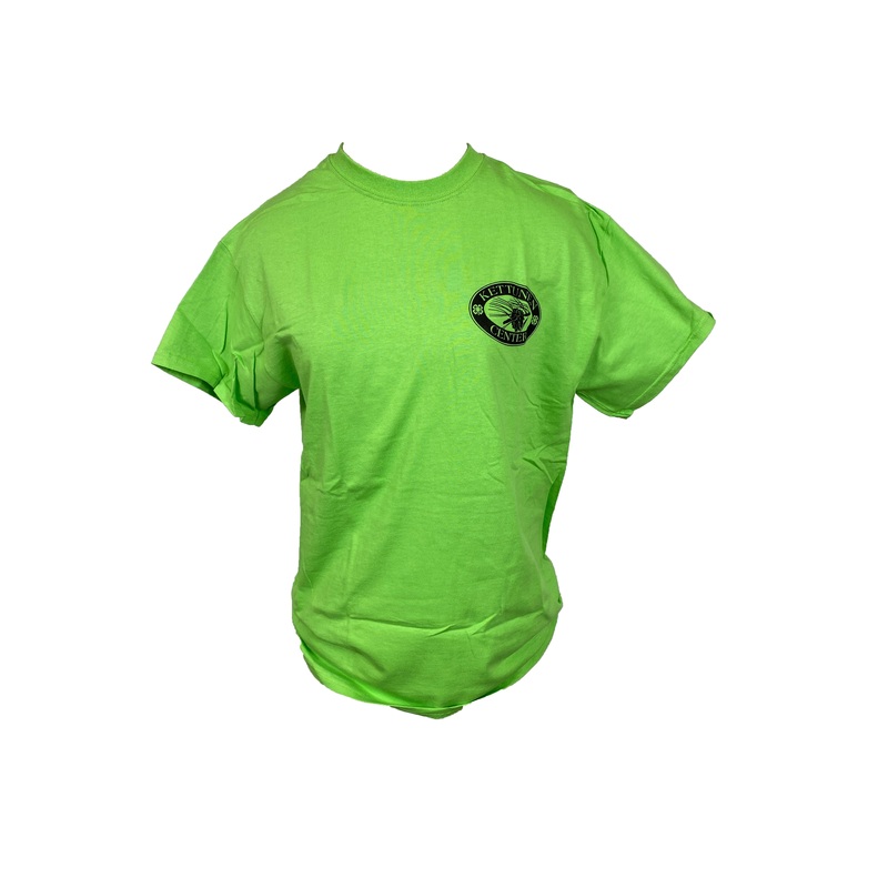 Kettunen Center Bright Green Pine Cone T-Shirt Size Small