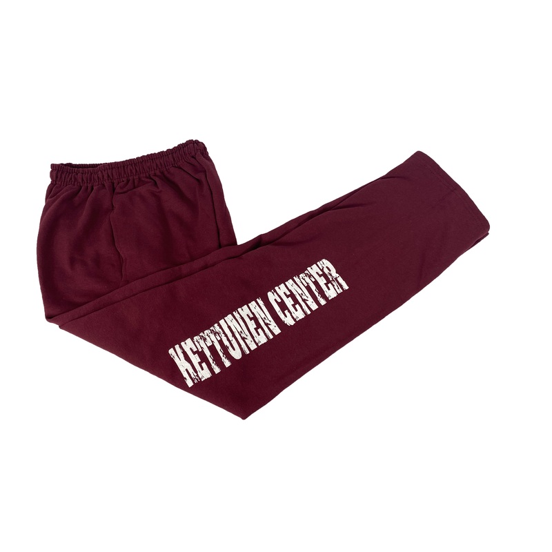 Kettunen Center Burgundy Sweatpants Size Small