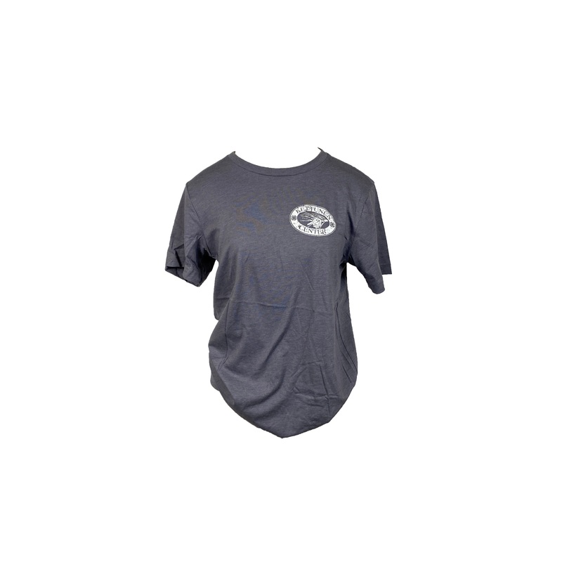 Kettunen Center Charcoal Heather Gray Pine Cone T-Shirt Size Small