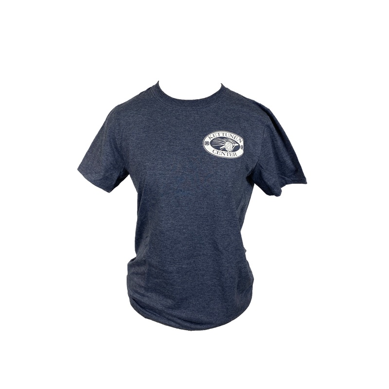 Kettunen Center Dark Heather Gray Pine Cone T-Shirt Size Small