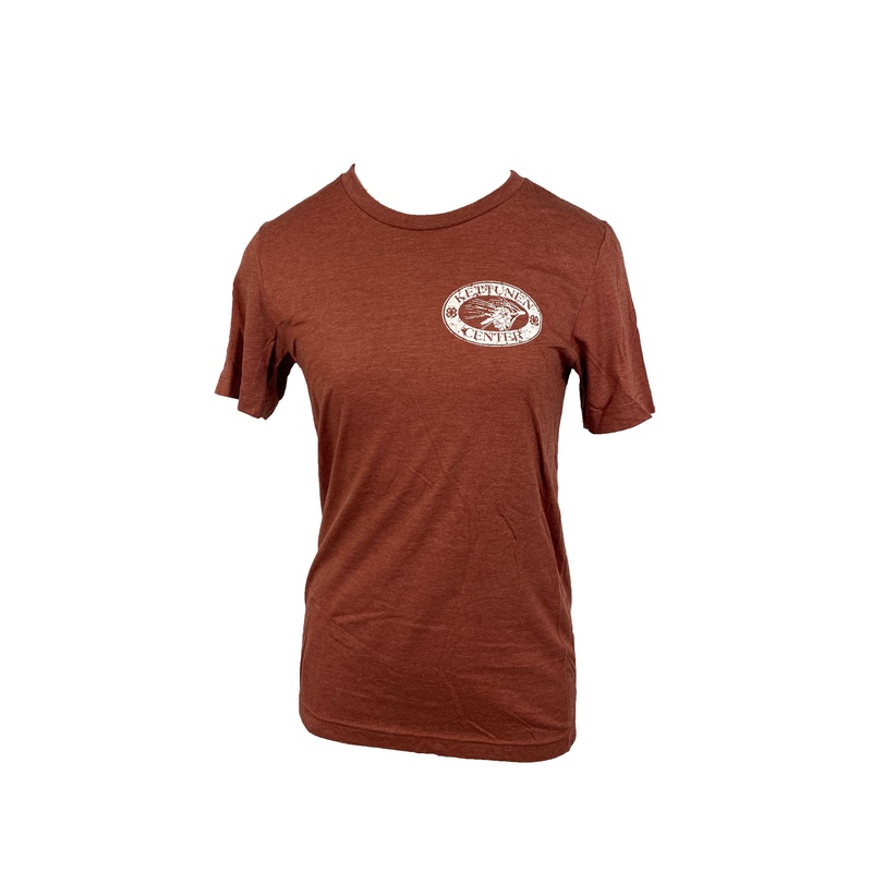 Kettunen Center Heather Rust Pine Cone T-Shirt Size Small