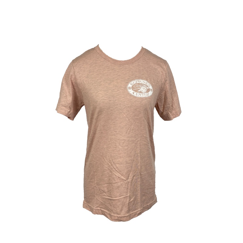 Kettunen Center Light Heather Pink Pine Cone T-Shirt Size Large