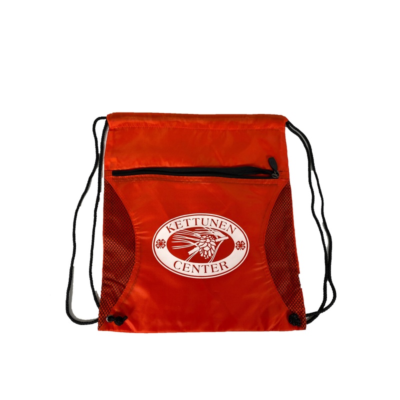 Kettunen Center Red Drawstring Bag
