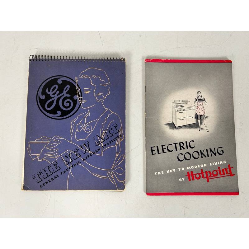 Lot of 2: GE The New Art of Modern Cooking/Electric Cooking by Hotpoint SC