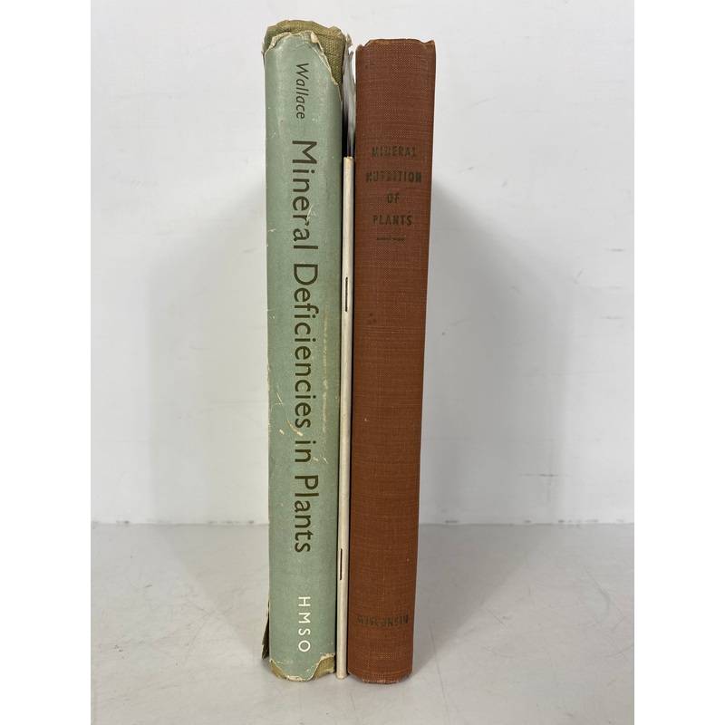 Lot of 3 Mineral Nutrition & Deficiencies in Plants 1941-51 w Color Plates
