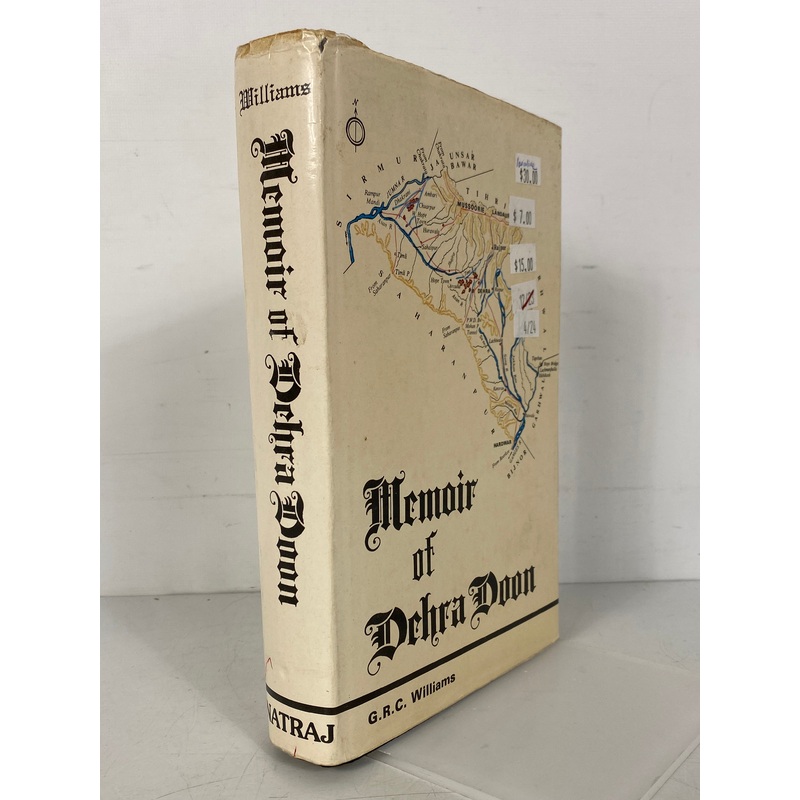 Memoir of Dehra Doon by Williams 1992 Reprint HC DJ