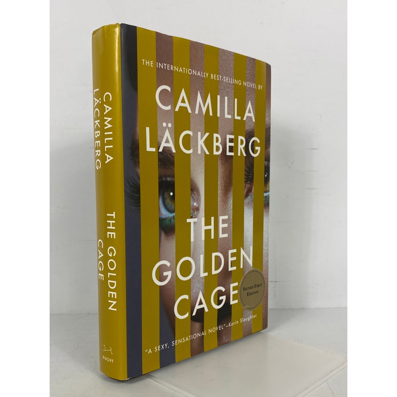 The Golden Cage Camilla Lackberg 2020 Signed First U.S. Edition HCDJ