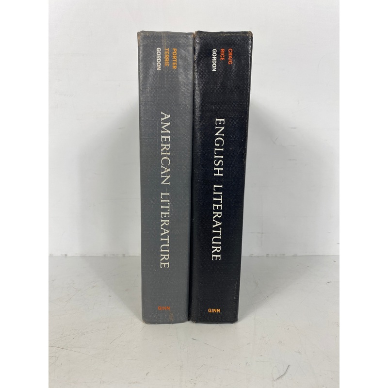 2 Vols: English/American Literature Edward Gordon 1964 HC