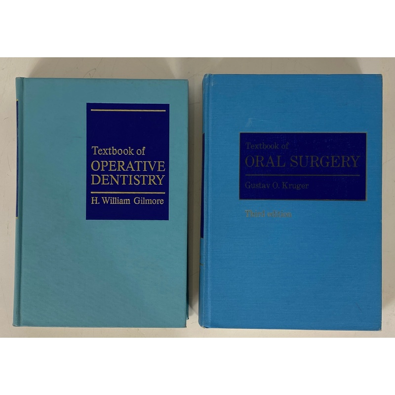 2 Vols: Textbook of Operative Dentistry/Textbook of Oral Surgery 1967-68 HC