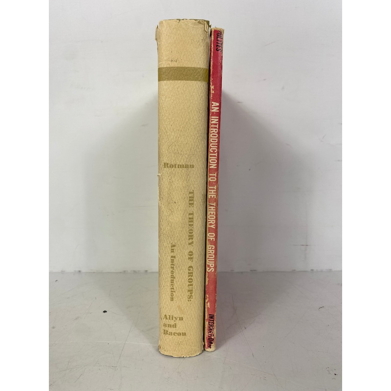 2 Vols: The Theory of Groups an Introduction/An Intro to the Theory of Groups