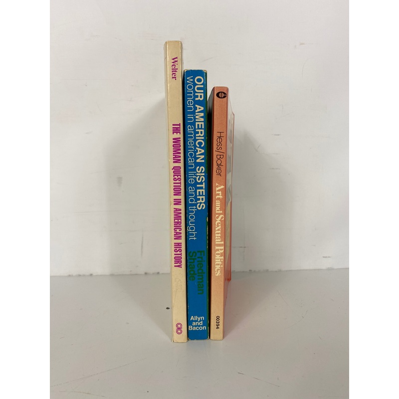 3 Vols: The Woman Question/Art & Sexual Politics/Our American Sisters 1973 SC