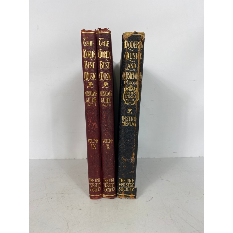 3 Vols: The World’s Best Music (IX/X)/Modern Music & Musicians 1912-13 HC