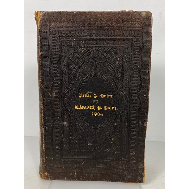 Antique Danish Bible Old & New Testaments 1892 United Norwegian Lutheran Church