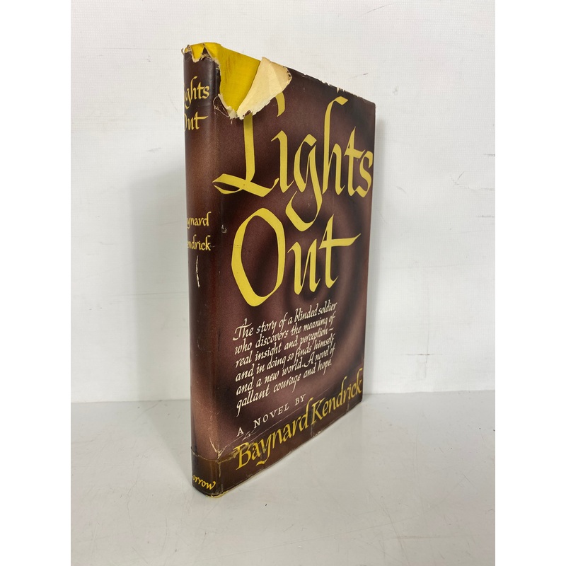 Lights Out by Baynard Kendrick 1945 Vintage HC DJ