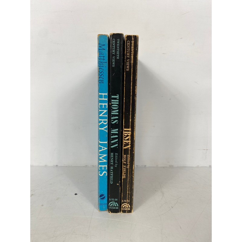 Lot of 3 Literary Criticism: Henry James/Thomas Mann/Ibsen 1963-65 SC