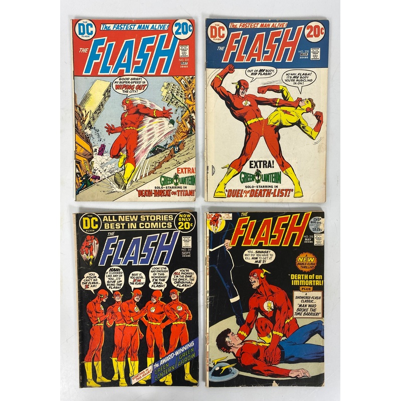 Lot of 4 The Flash #215, 217, 220, 221 (1972-1973)