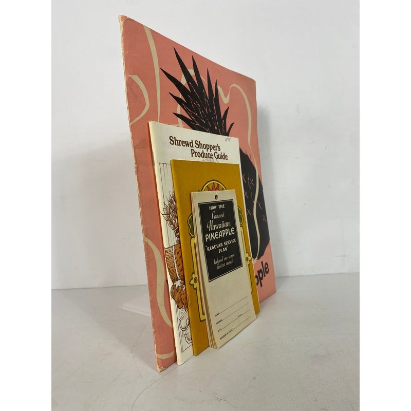 Lot of Vintage Pineapple and Banana Recipe Booklets w Regular Service Plan SC