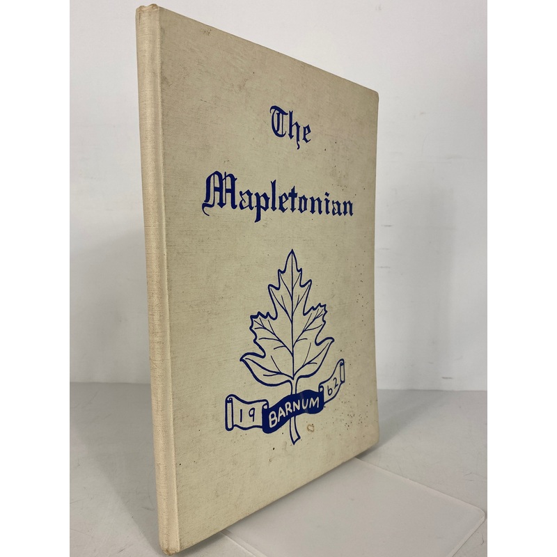 1962 The Mapletonian Barnum Jr High School Yearbook Birmingham, MI HC